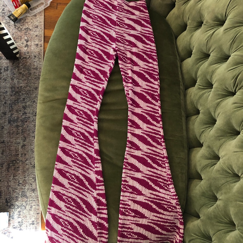 Retro disco bell stretchy pants